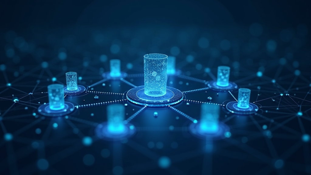 A graphic depiction of interconnected digital devices representing a network of affiliate partnerships